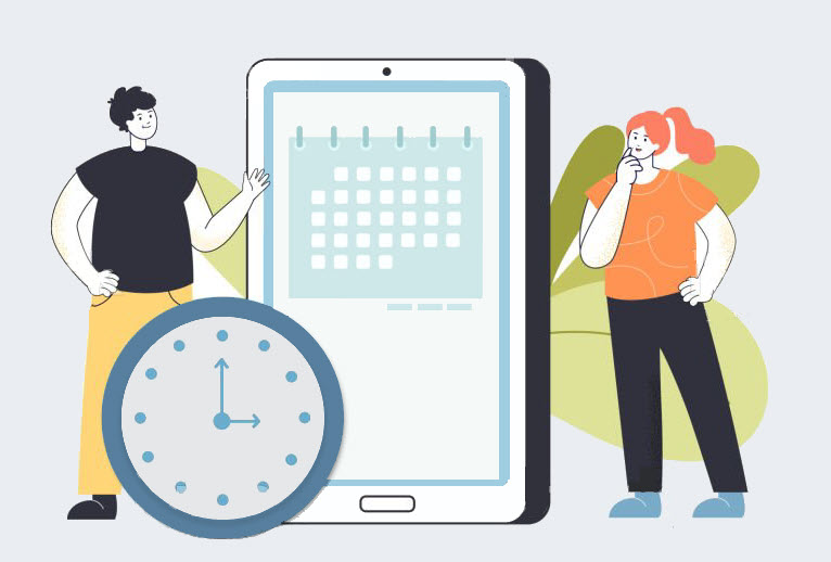 Tracking Work Participation Hours Through Easy to Use Calendar on Smartphone